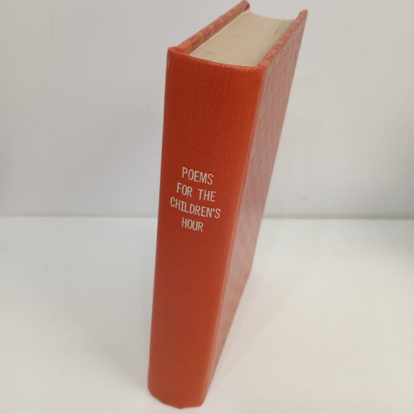 Vintage Poems For The Children's Hour Hardcover Book Nursery Art Room Decor - Picture 2 of 9